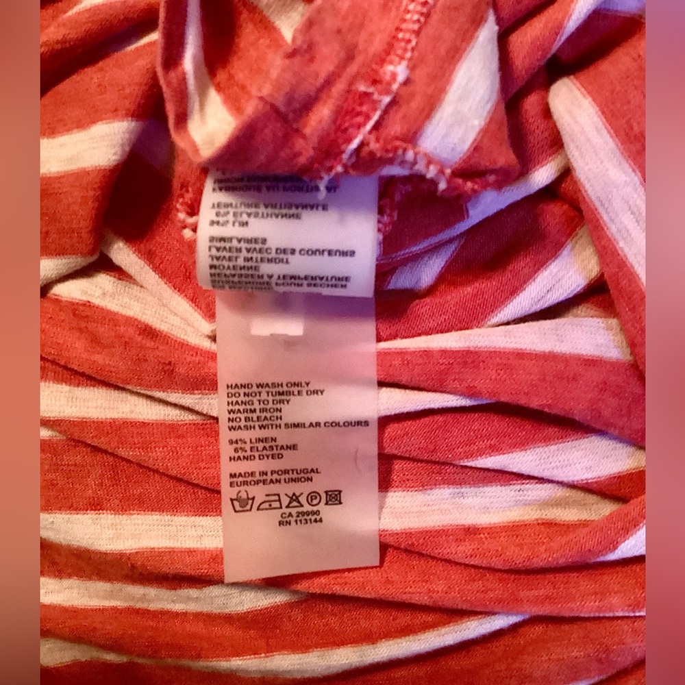 NWT MAJESTIC Filatures Linen Tee. Sz 3 - Picture 9 of 12